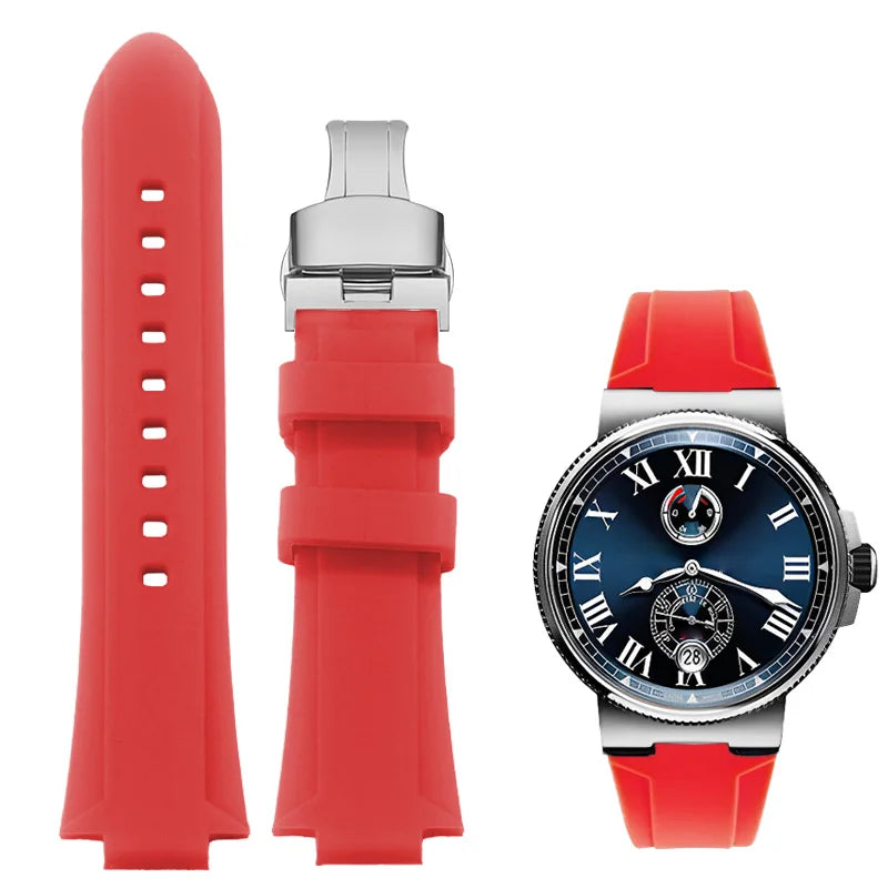 Rubber Strap – Compatible with 24 mm & 26 mm Watches | Wellstraps™
