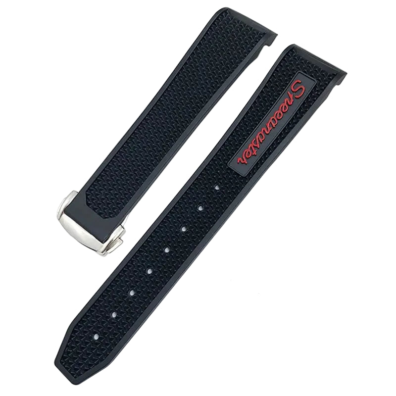 19mm 20mm 21mm 18mm Rubber Watch Band Fit for Omega Seamaster 300 Sxwatch Speedmaster Moon Strap Planet Ocean Silicone Watchband  Wellstraps™