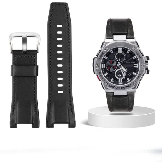 Leather Strap For Sport Watch – 26mm Notched Band | Wellstraps™ Wellstraps