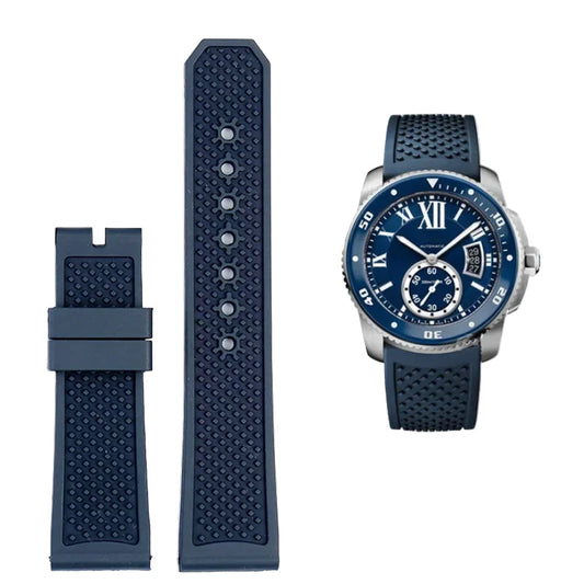 Premium Rubber Strap – Black & Blue Options | Wellstraps™  Wellstraps™