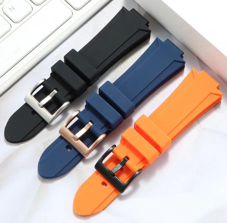 Rubber Strap – Compatible with 24 mm & 26 mm Watches | Wellstraps™