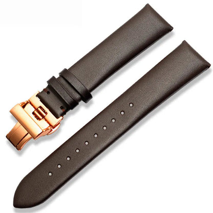 Genuine Leather Watch Strap – 20mm / 22mm with Butterfly Clasp | Wellstraps™  Wellstraps™
