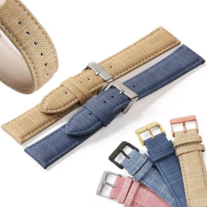 Denim Nylon Strap For Watch – Vintage Band | Wellstraps™ Wellstraps