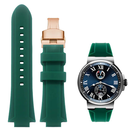Rubber Strap – Compatible with 24 mm & 26 mm Watches | Wellstraps™