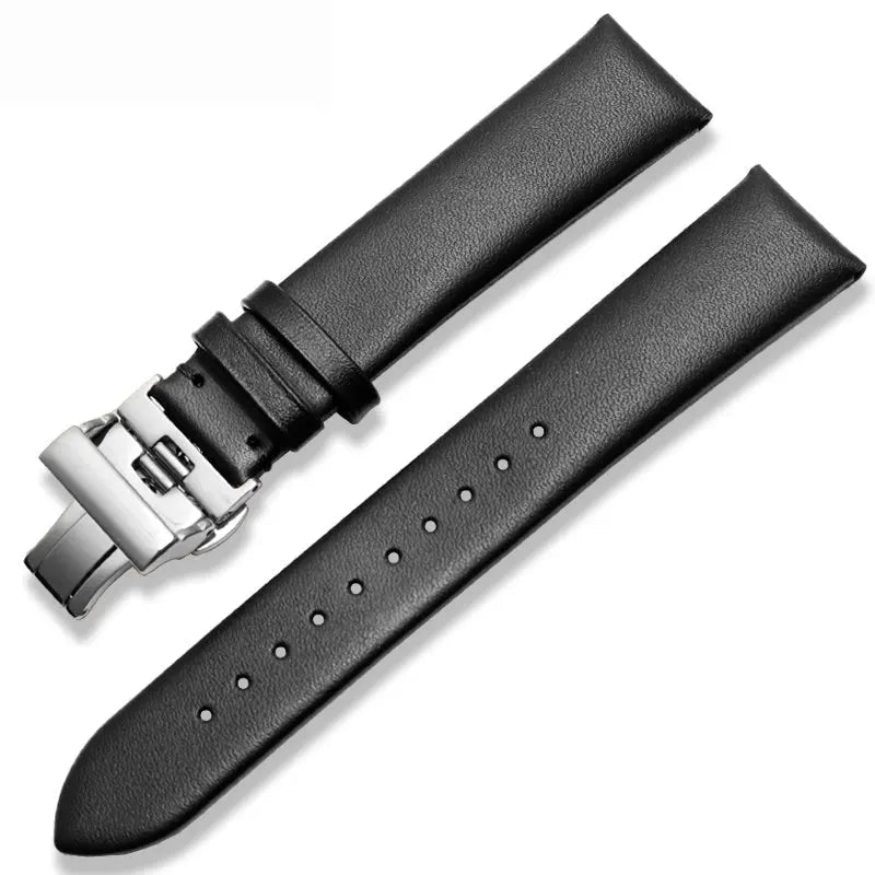Genuine Leather Watch Strap – 20mm / 22mm with Butterfly Clasp | Wellstraps™  Wellstraps™