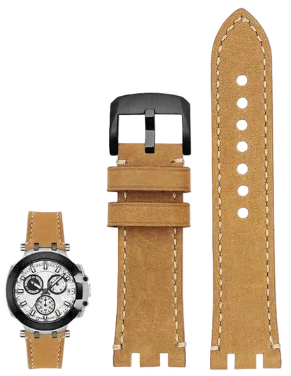 Leather Strap – Compatible with 24 mm Watches | Wellstraps™  Wellstraps™
