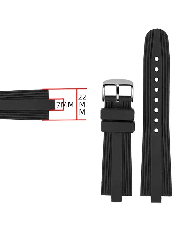 Rubber Strap – Compatible with 22 mm Watches | Wellstraps™  Wellstraps™