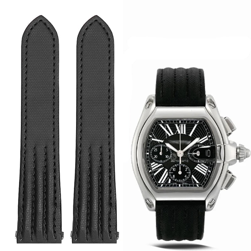 Nylon Watch Strap – Black | Wellstraps™ Wellstraps