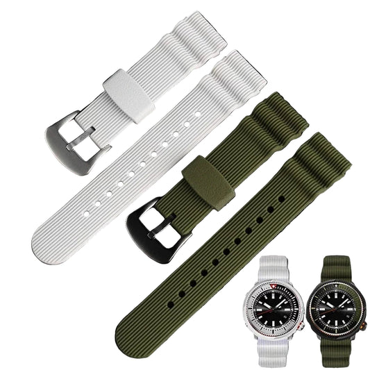 Diver Rubber Watch Strap – 22mm | Wellstraps™
