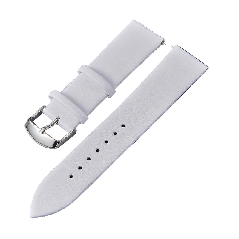 Ultra-Thin Leather Strap For Watch – 16/18/20/22mm | Wellstraps™ Wellstraps