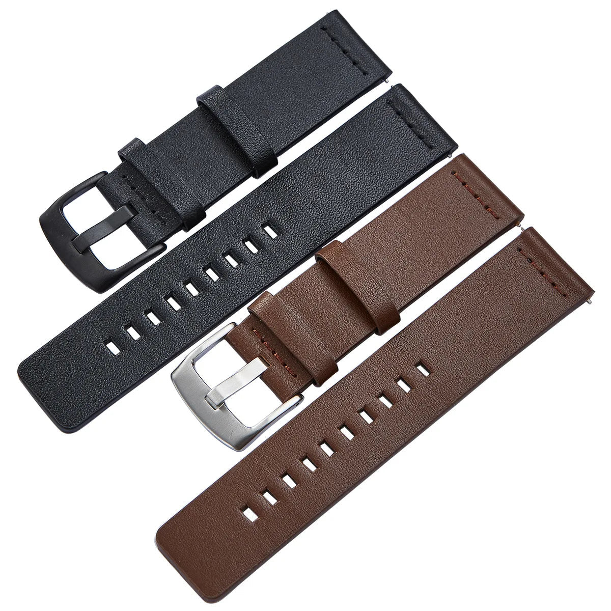 Leather Strap For Smartwatch – 22mm Replacement Band | Wellstraps™ Wellstraps™