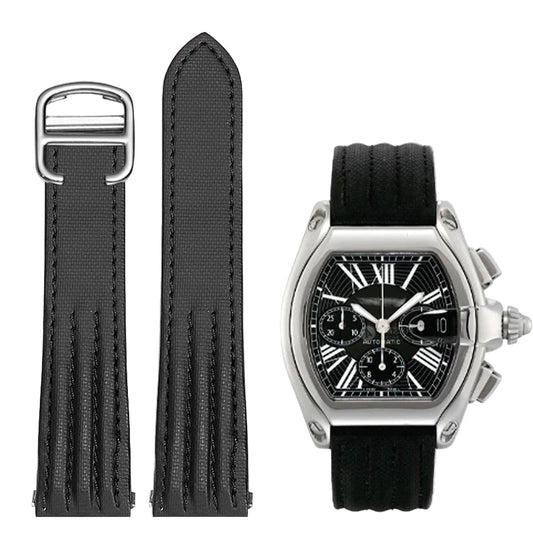 Nylon Watch Strap – Black | Wellstraps™ Wellstraps