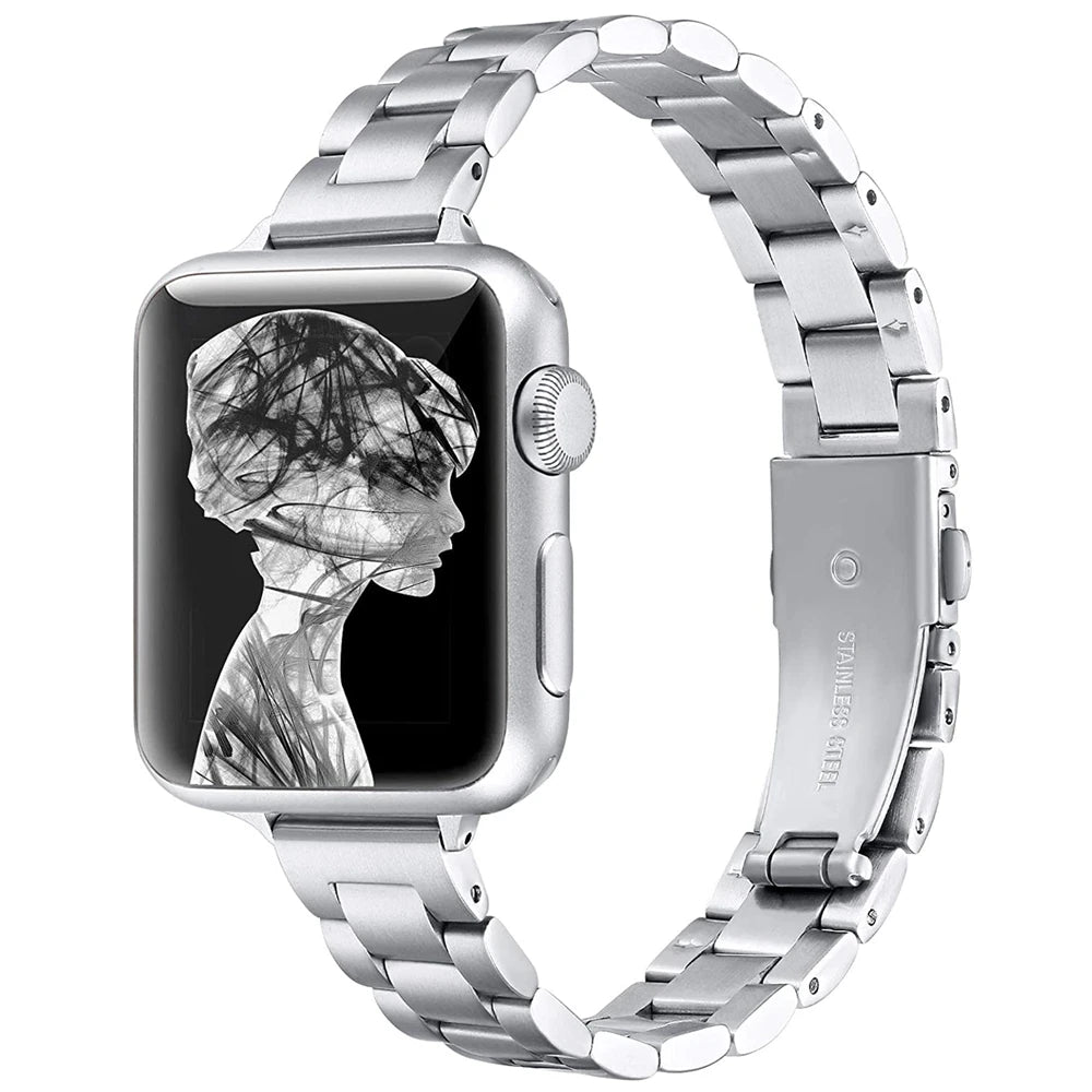 Slim Loop Stainless Steel Watch Strap – 38–49mm  Wellstraps™