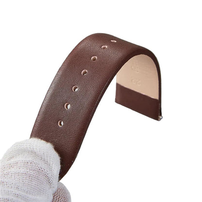 Ultra-Thin Leather Strap For Watch – 16/18/20/22mm | Wellstraps™ Wellstraps