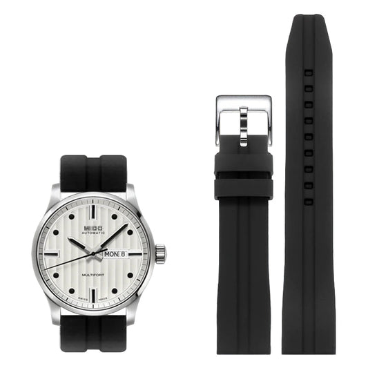 Thickened Rubber Watch Strap – 18–24mm | Wellstraps™  Wellstraps™