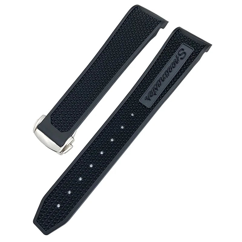 19mm 20mm 21mm 18mm Rubber Watch Band Fit for Omega Seamaster 300 Sxwatch Speedmaster Moon Strap Planet Ocean Silicone Watchband  Wellstraps™
