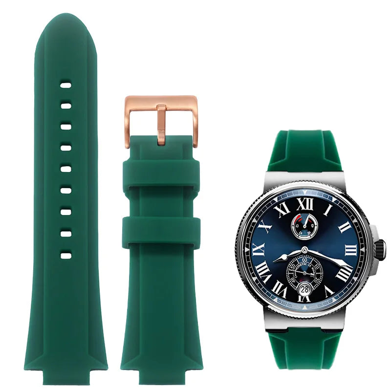 Rubber Strap – Compatible with 24 mm & 26 mm Watches | Wellstraps™