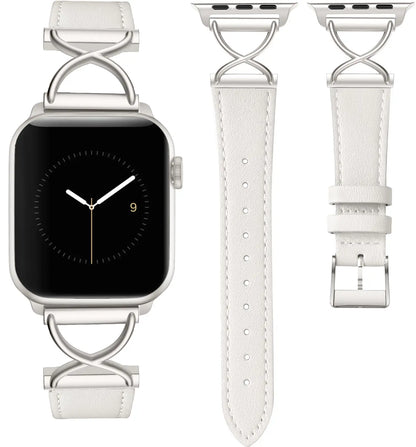 Luxury Leather Strap For Smartwatch – 38–49mm | Wellstraps™