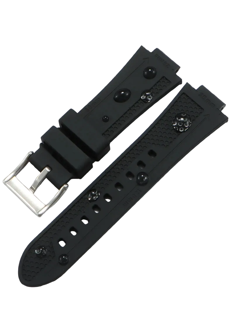 Rubber Strap – Compatible with 24 mm & 26 mm Watches | Wellstraps™