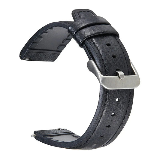 Leather Strap For Smartwatch – 22mm Replacement Band | Wellstraps™ Wellstraps
