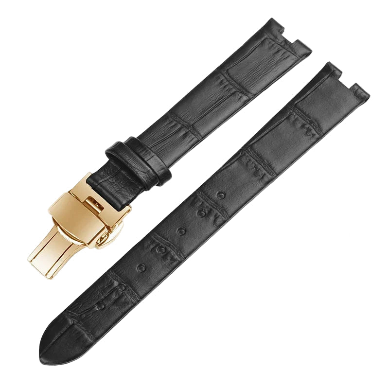 Genuine Leather Watch Strap – 14mm / 18mm Butterfly Buckle | Wellstraps™  Wellstraps™