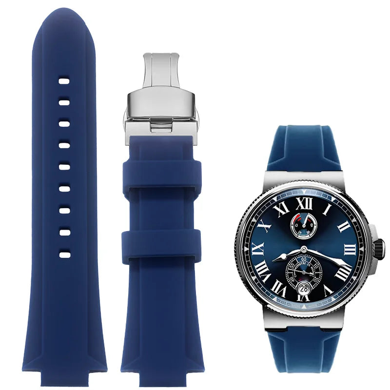 Rubber Strap – Compatible with 24 mm & 26 mm Watches | Wellstraps™
