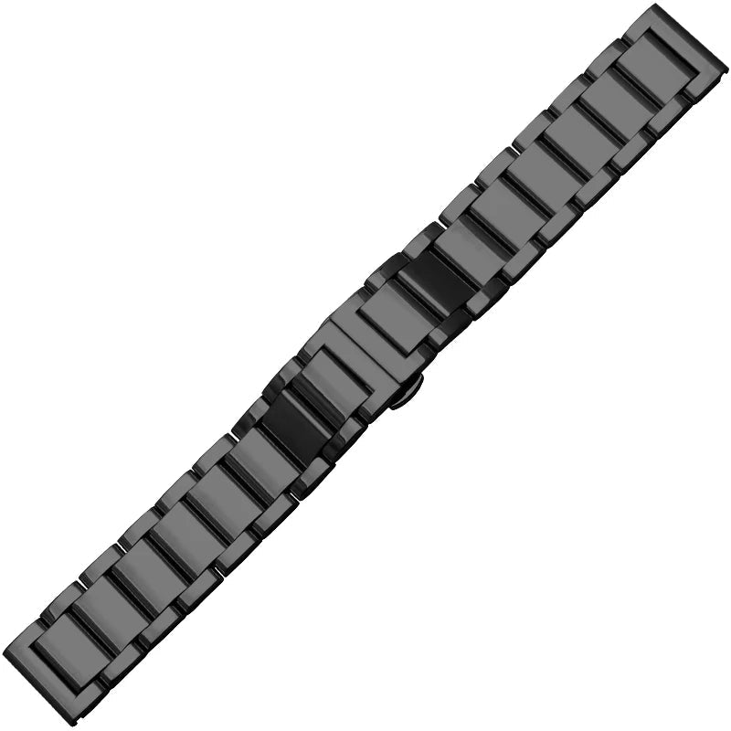 Ceramic Watch Strap with Butterfly Clasp – 18–24mm | Wellstraps™  Wellstraps™