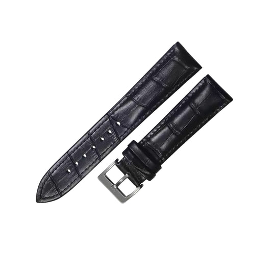 Alligator Leather Strap - Black - Alligator Pattern Wellstraps
