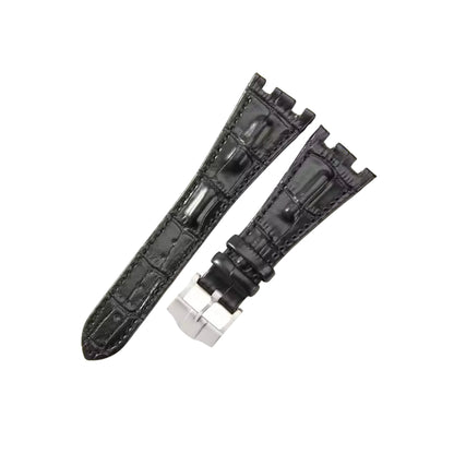 Crocodile Leather Watch Strap – 28mm – For 42mm Luxury Diver Watches – Multiple Colors | Wellstraps™ Wellstraps