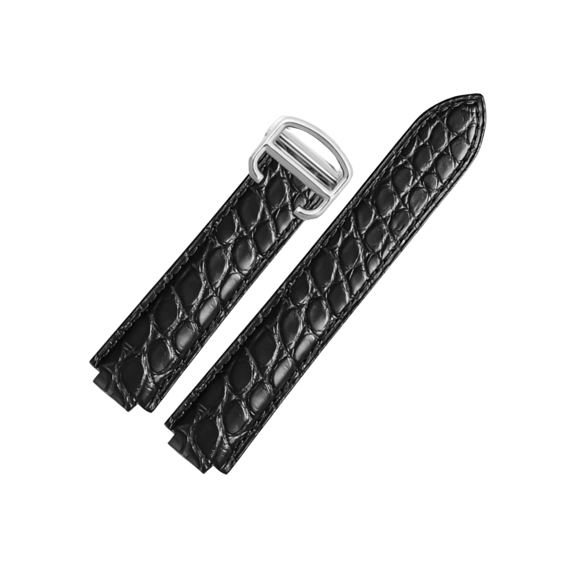 Crocodile Leather Watch Strap – Classic Replacement Band Wellstraps