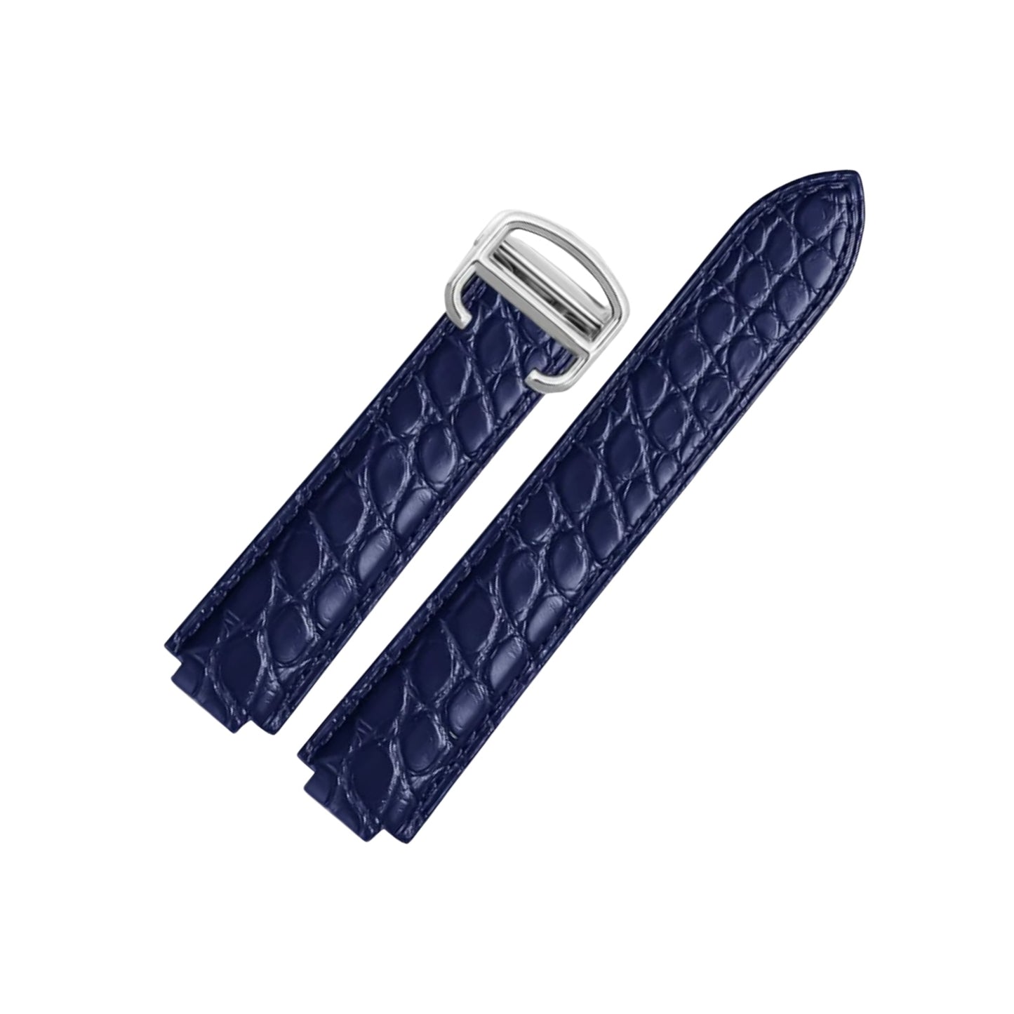 Crocodile Leather Watch Strap – Classic Replacement Band Wellstraps
