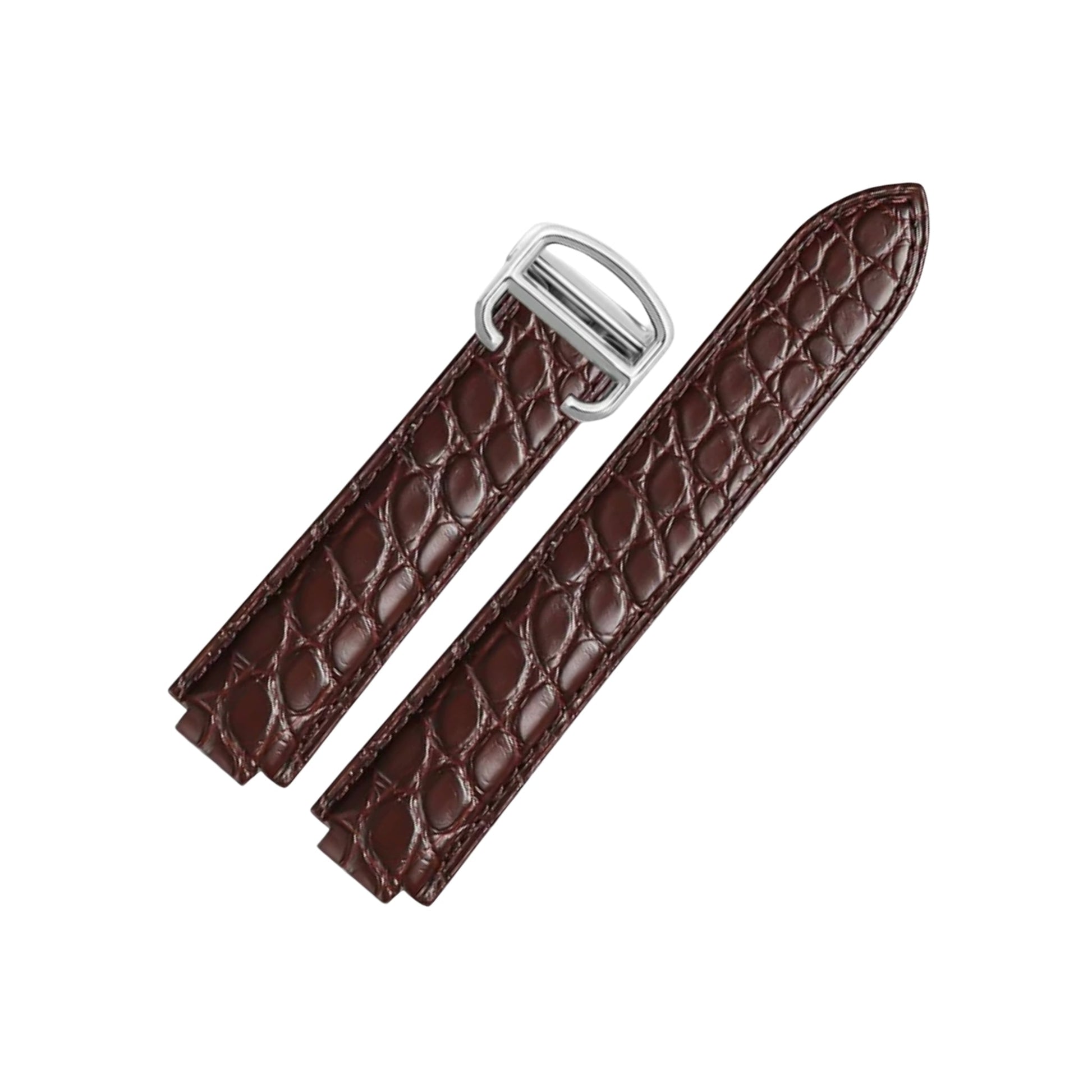 Crocodile Leather Watch Strap – Classic Replacement Band Wellstraps