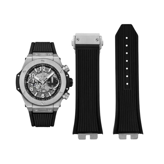 Rubber Watch Strap – Click Attachment, Compatible with 28mm Watches | Wellstraps™  Wellstraps™