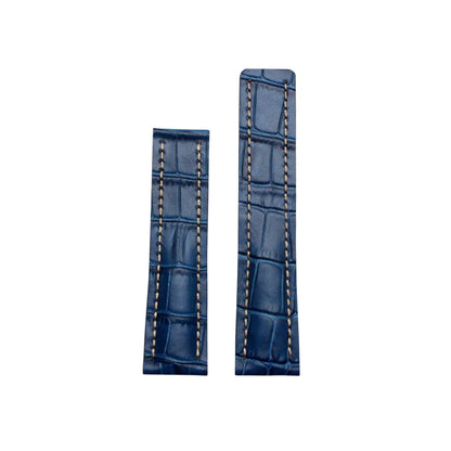 Premium Leather Watch Strap — Genuine Crocodile Pattern Leather Wellstraps