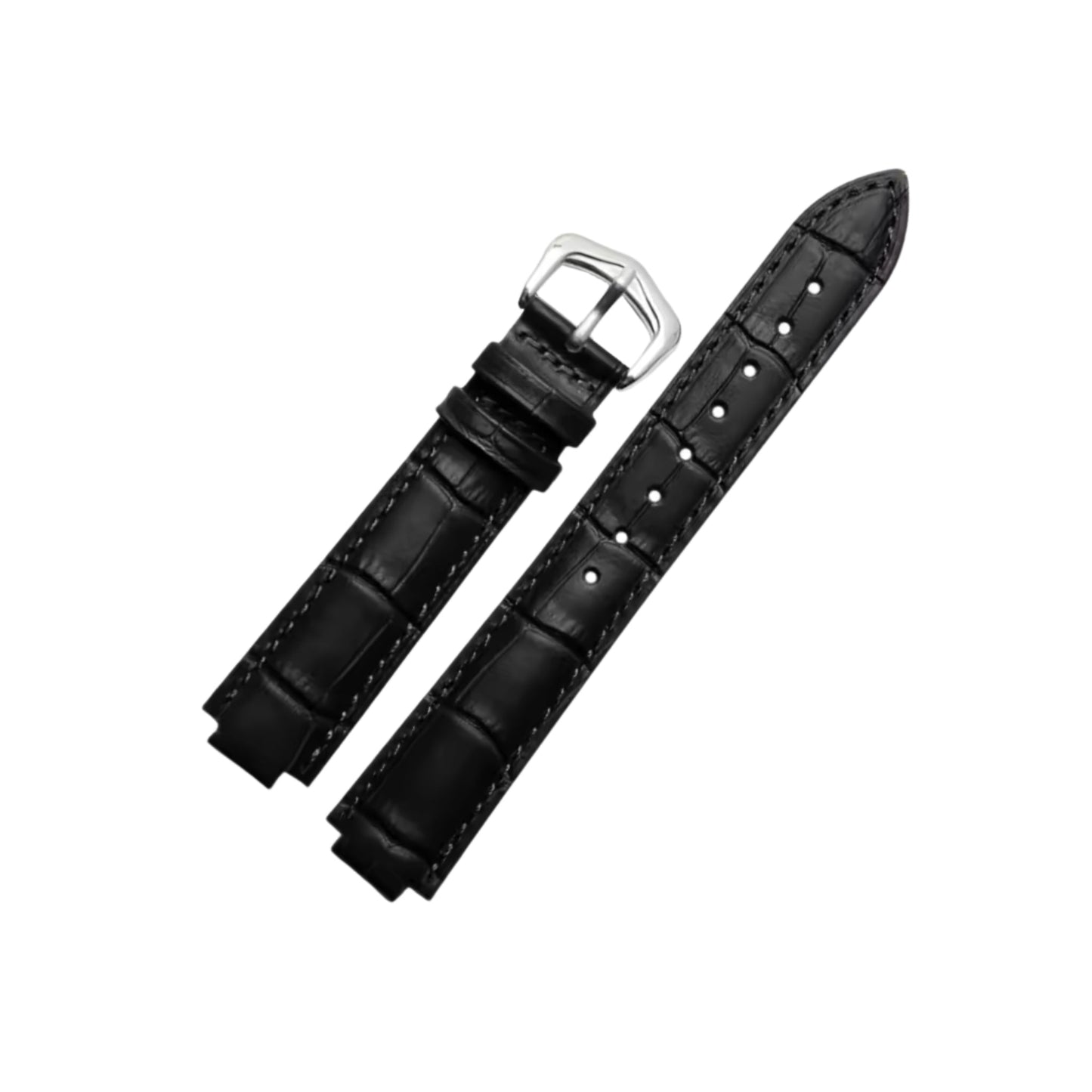 Crocodile Leather Watch Strap – Classic Replacement Band Wellstraps