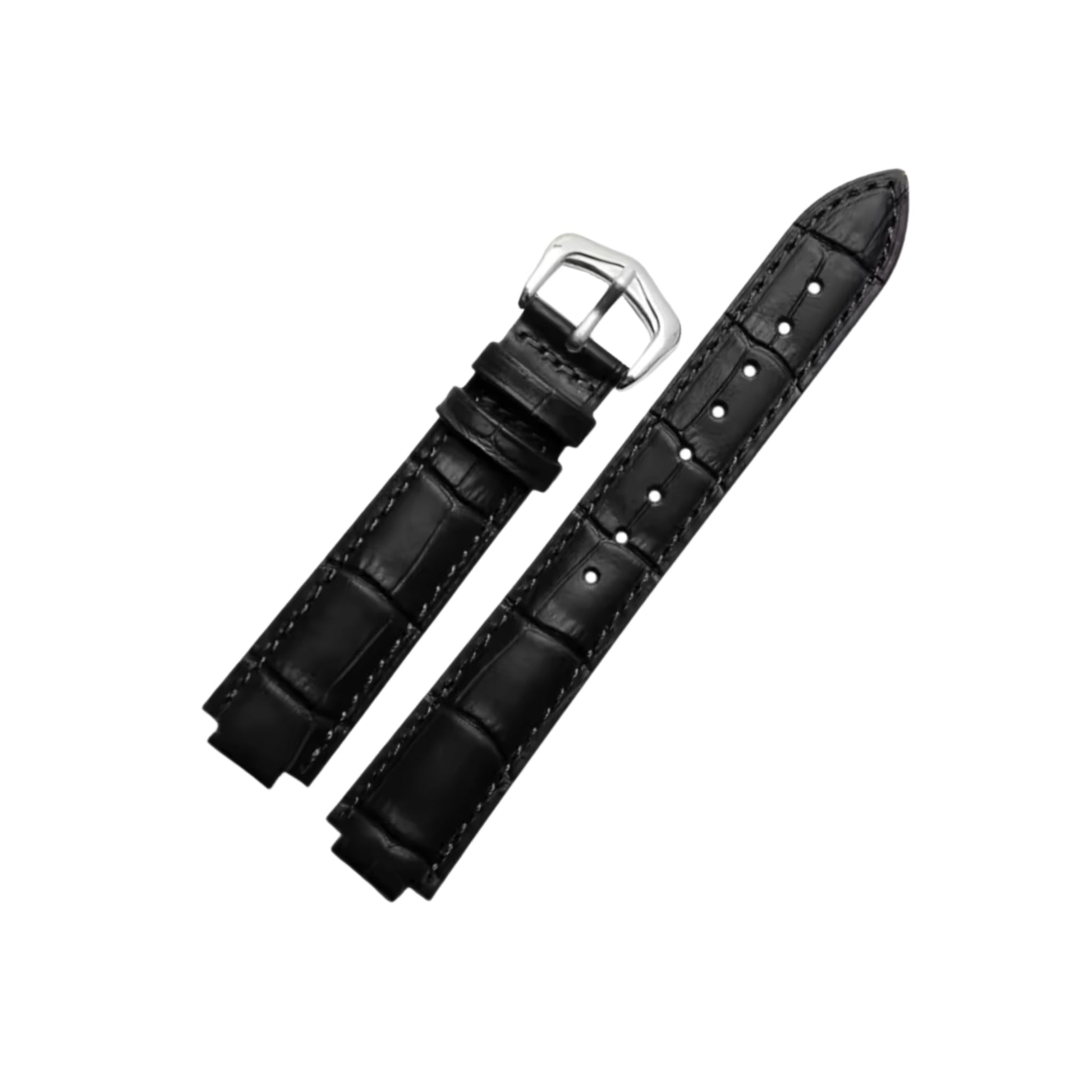 Crocodile Leather Watch Strap – Classic Replacement Band Wellstraps