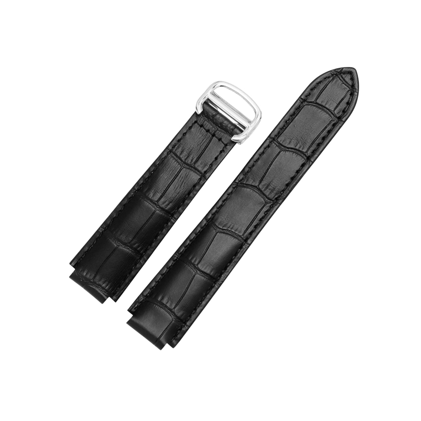 Crocodile Leather Watch Strap – Classic Replacement Band Wellstraps