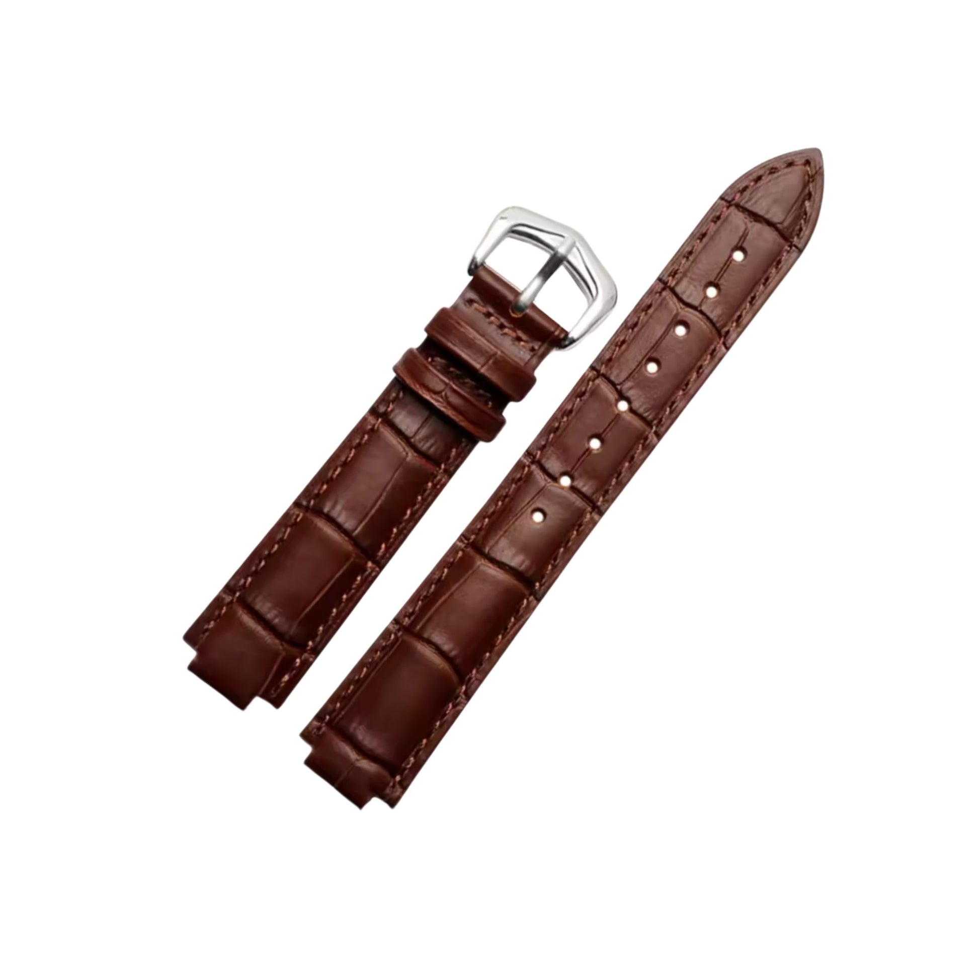 Crocodile Leather Watch Strap – Classic Replacement Band Wellstraps