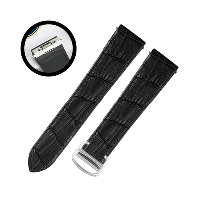 Premium Leather Strap – 19mm, 21mm – For Luxury Watches Wellstraps