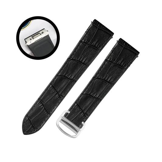 Premium Leather Strap – 19mm, 21mm – For Luxury Watches Wellstraps