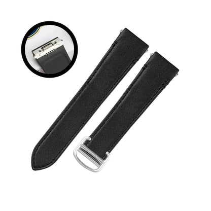 Premium Leather Strap – 19mm, 21mm – For Luxury Watches Wellstraps