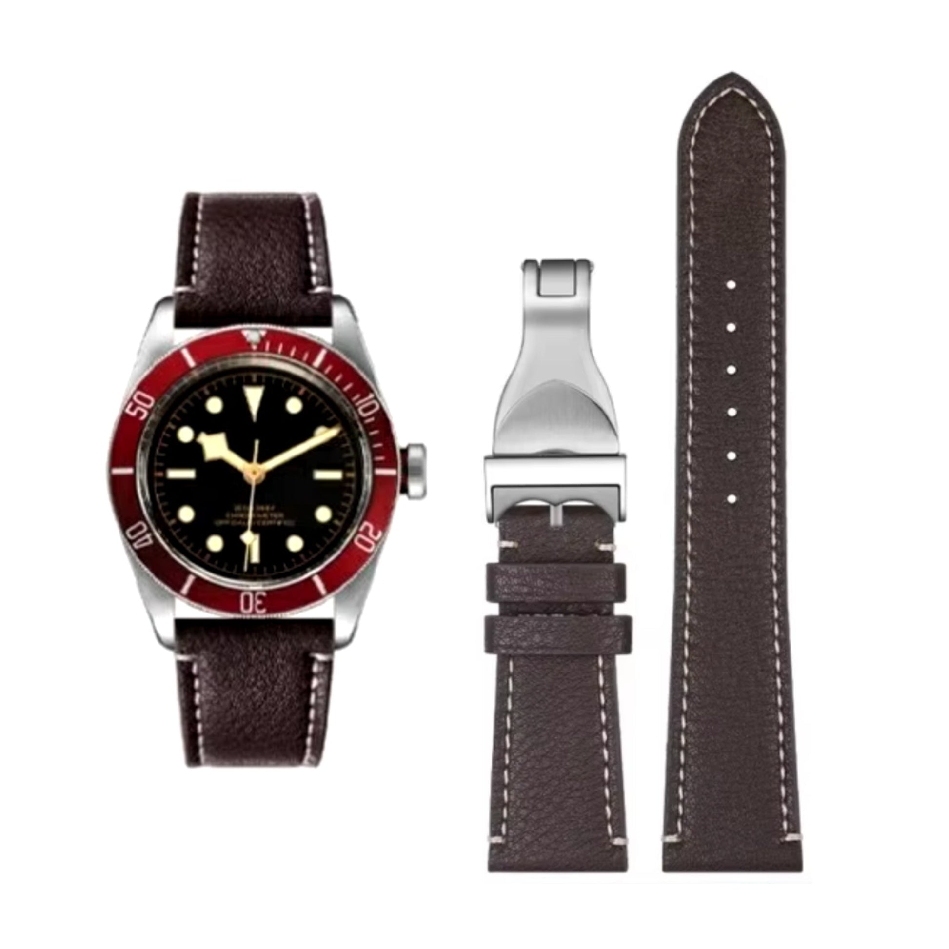 Leather Strap – Compatible with Luxury Watches Wellstraps