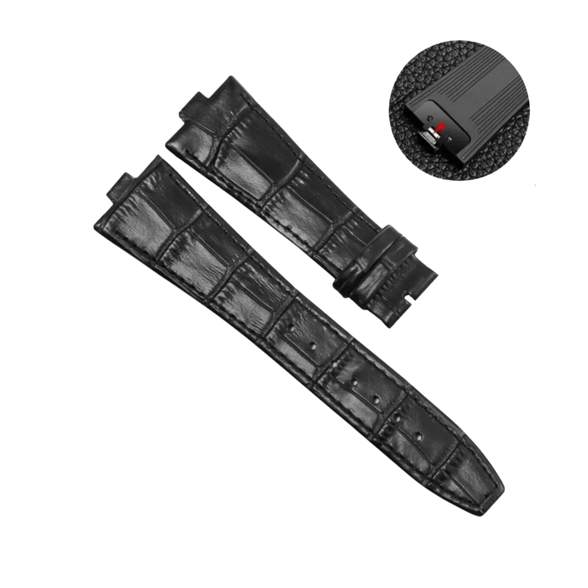 Leather Strap – Compatible with 25mm Watches - Wellstraps™