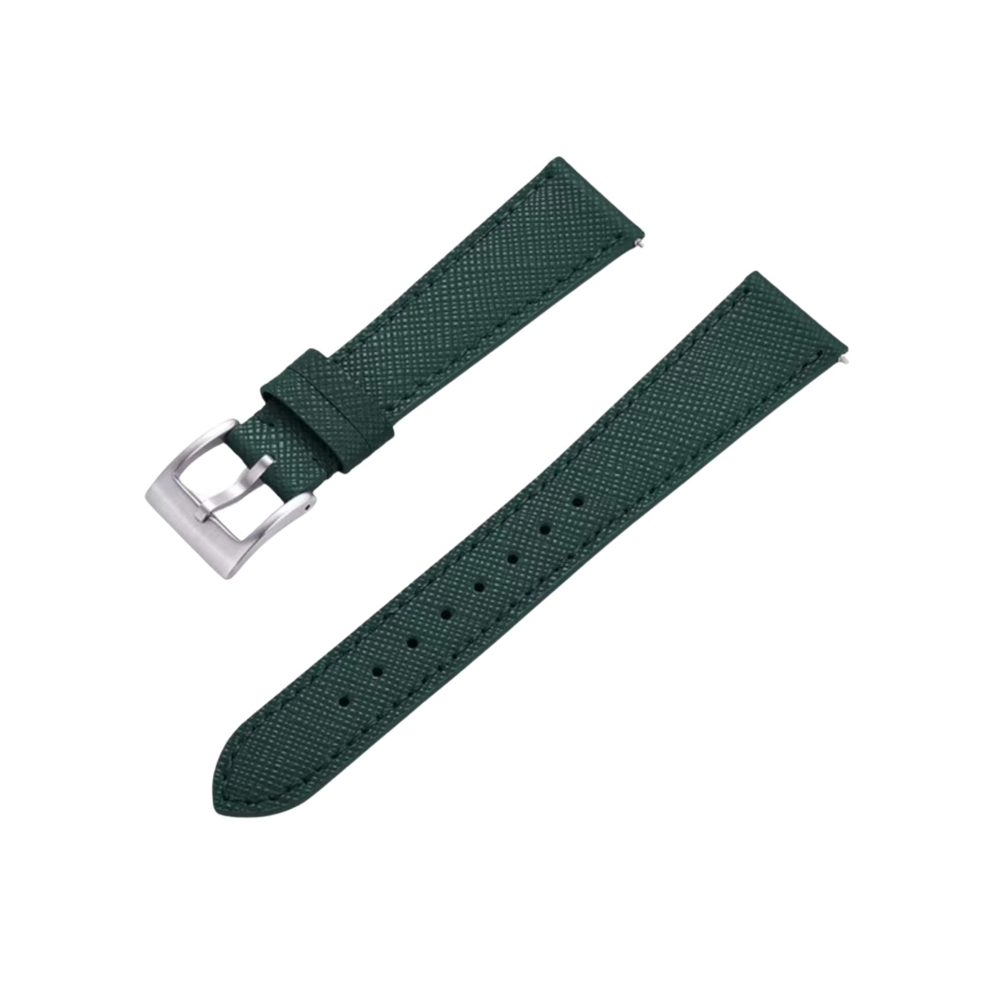 Leather Strap - Green - Classic Design Wellstraps