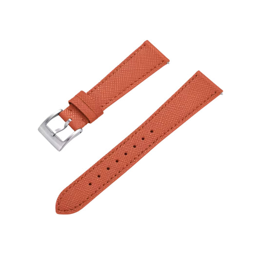 Leather Strap - Orange - Classic Design Wellstraps