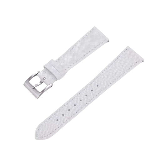 Leather Strap - White - Classic Design Wellstraps