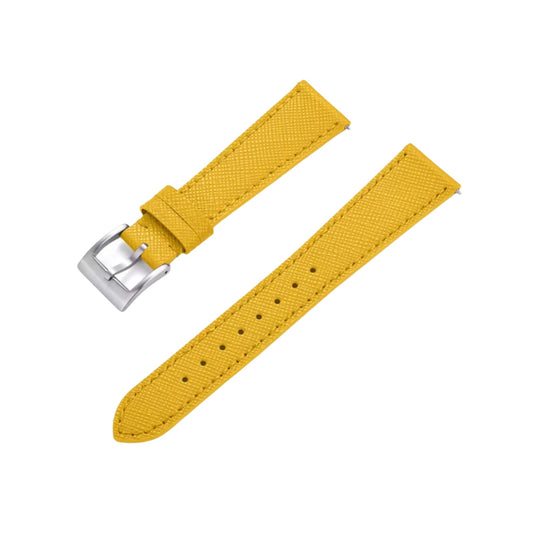 Leather Strap - Yellow - Classic Design Wellstraps