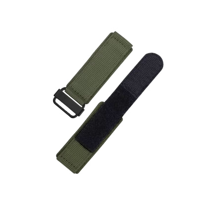 Nylon Watch Strap – Green – 22mm & 24mm – Tactical Replacement Band | Universal Nylon Watch Band Wellstraps