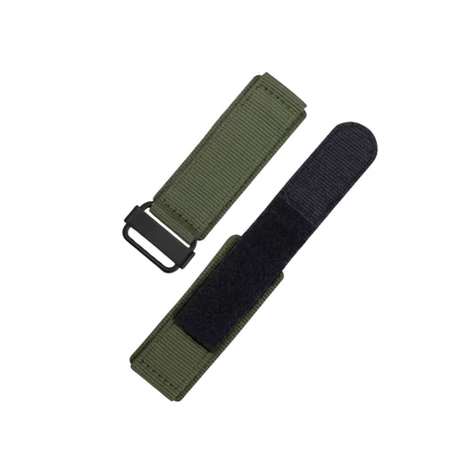 Nylon Watch Strap – Green – 22mm & 24mm – Tactical Replacement Band | Universal Nylon Watch Band Wellstraps