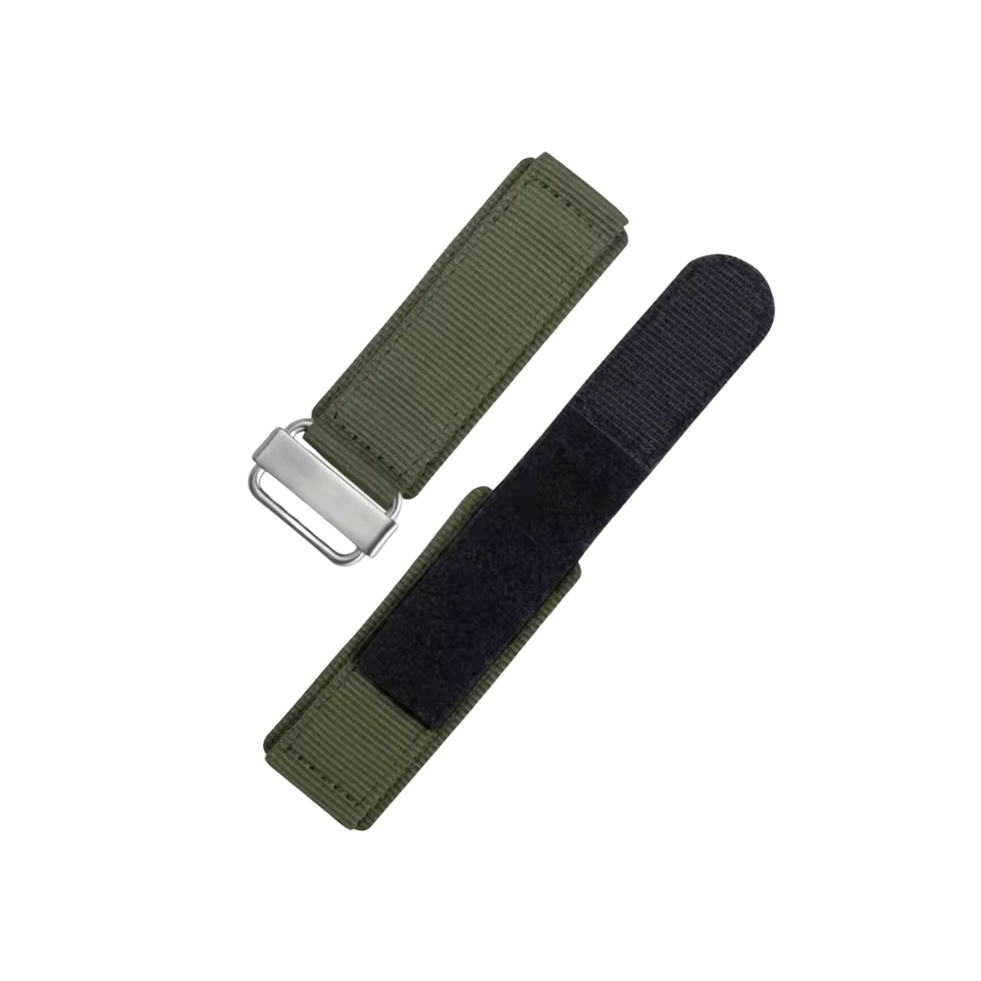 Nylon Watch Strap – Green – 22mm & 24mm – Tactical Replacement Band | Universal Nylon Watch Band Wellstraps